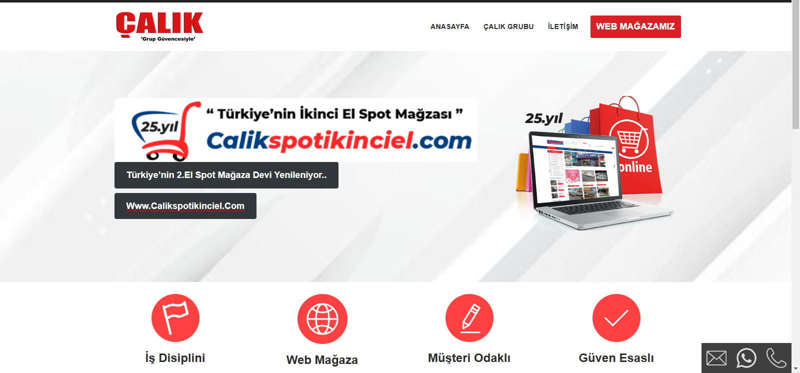 Çalık Grubu Web Sitemiz Yayında !